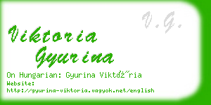 viktoria gyurina business card